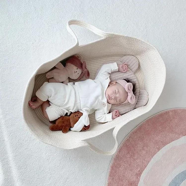 Portable Baby Moses Basket Car - огляд і ціна Baby Nursery Bed