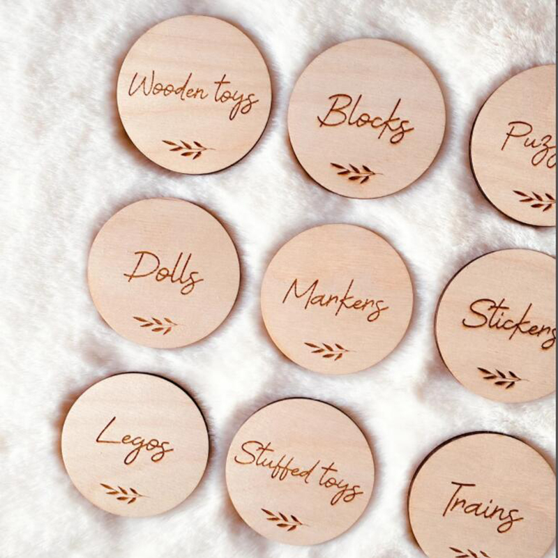 Wooden Storage Tags, Bedroom T - огляд і ціна Baby Nursery Equipment