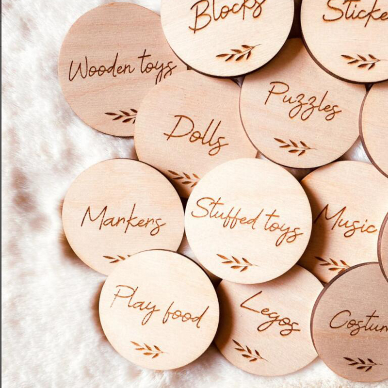 Wooden Storage Tags, Bedroom T - огляд і ціна Baby Nursery Equipment