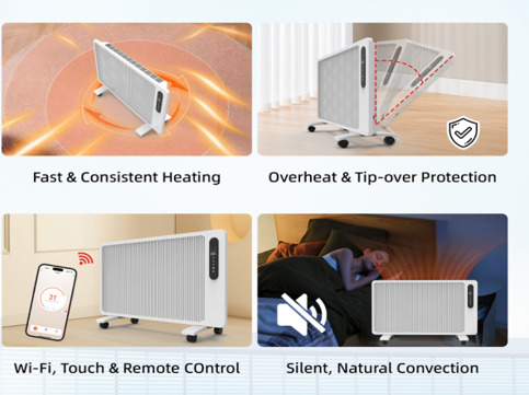 Quiet Radiant Graphene Electri - огляд і ціна Baby Nursery