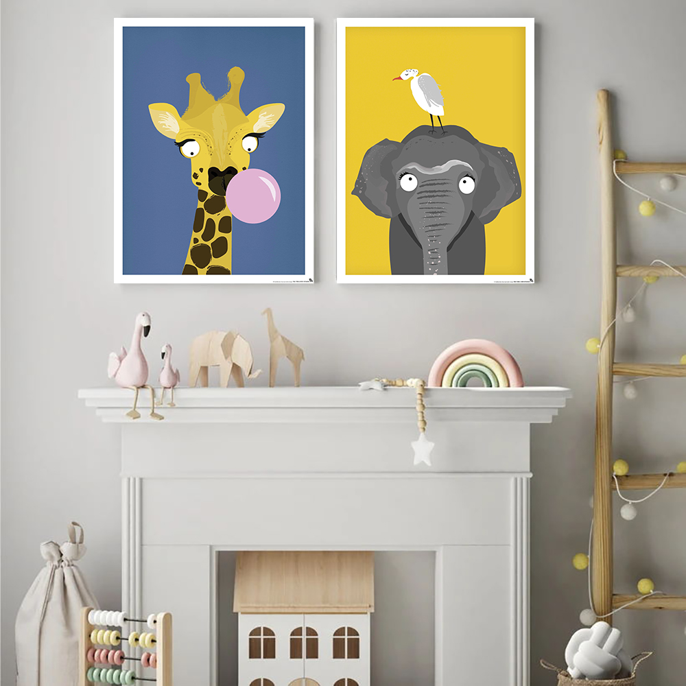 Nursery Poster Africa Animal C - огляд і ціна Baby Nursery Elephant