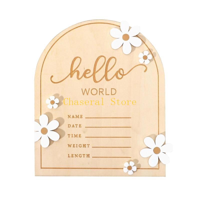 E7CE Hello Wooden Baby Name Si - огляд і ціна Baby Nursery Unisex