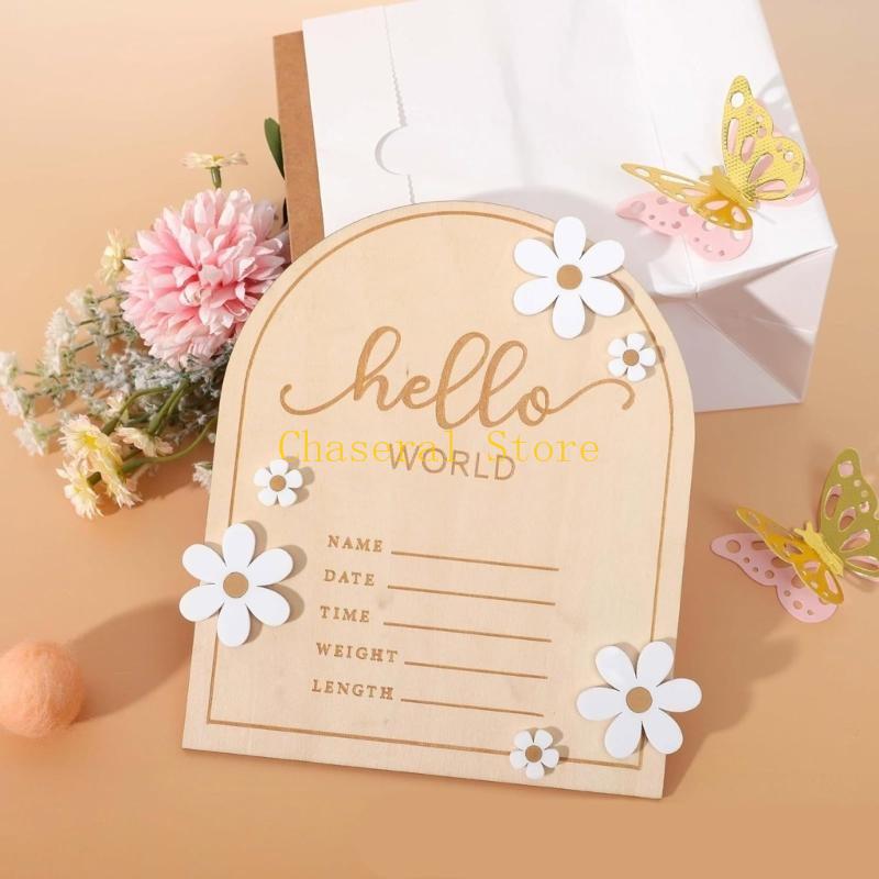 E7CE Hello Wooden Baby Name Si - огляд і ціна Baby Nursery Unisex