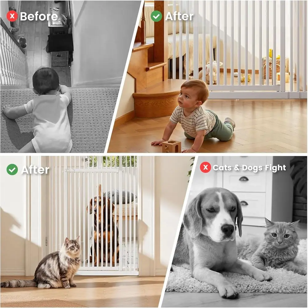 Extra Tall 51-87 Adjustable Ca - огляд і ціна Baby Gate Extra Wide