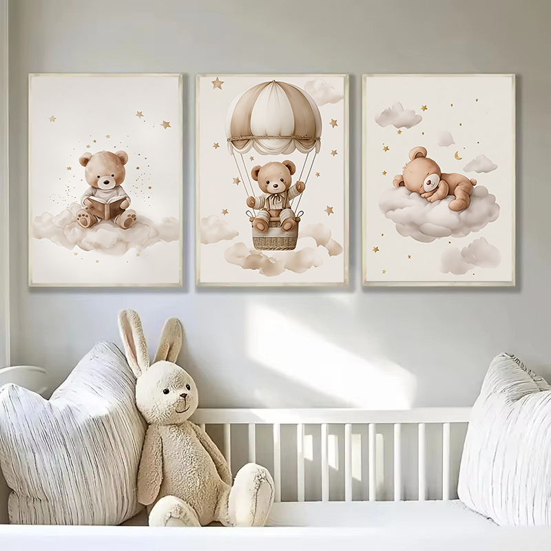 3pcs/set Bohemian Teddy Bear A - огляд і ціна Baby Nursery Items